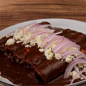 Enchiladas de mole (5 pzas)